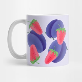 Plums and strawberry’s Mug